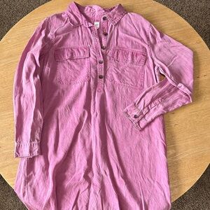GAP Purple Button-Up Shirt